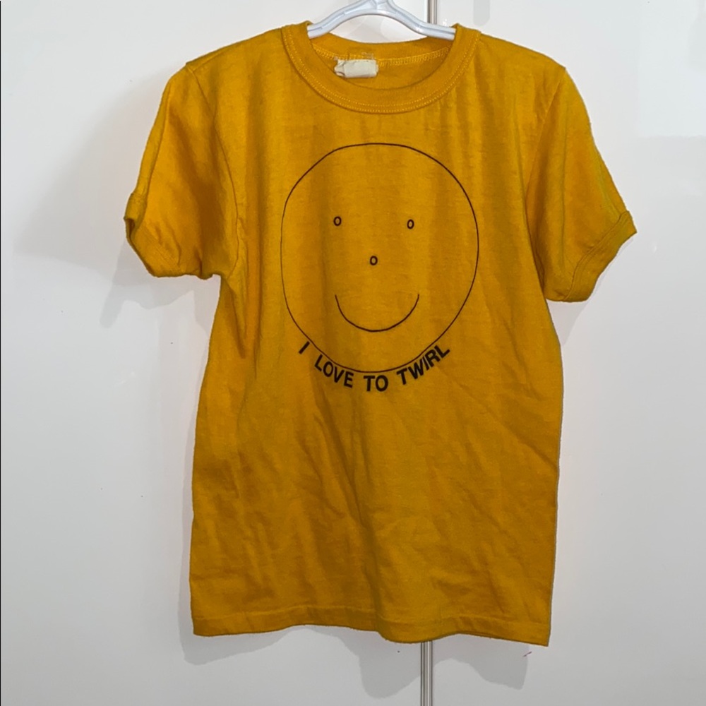Vintage Baton Twirling Girls Tee